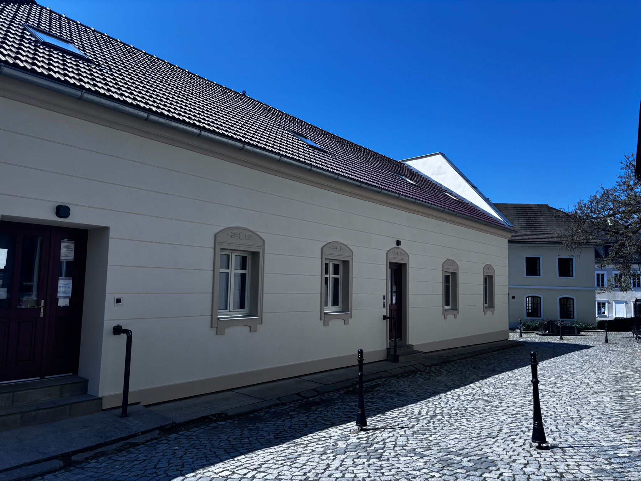 Historická budova Amoené po rekonstrukci