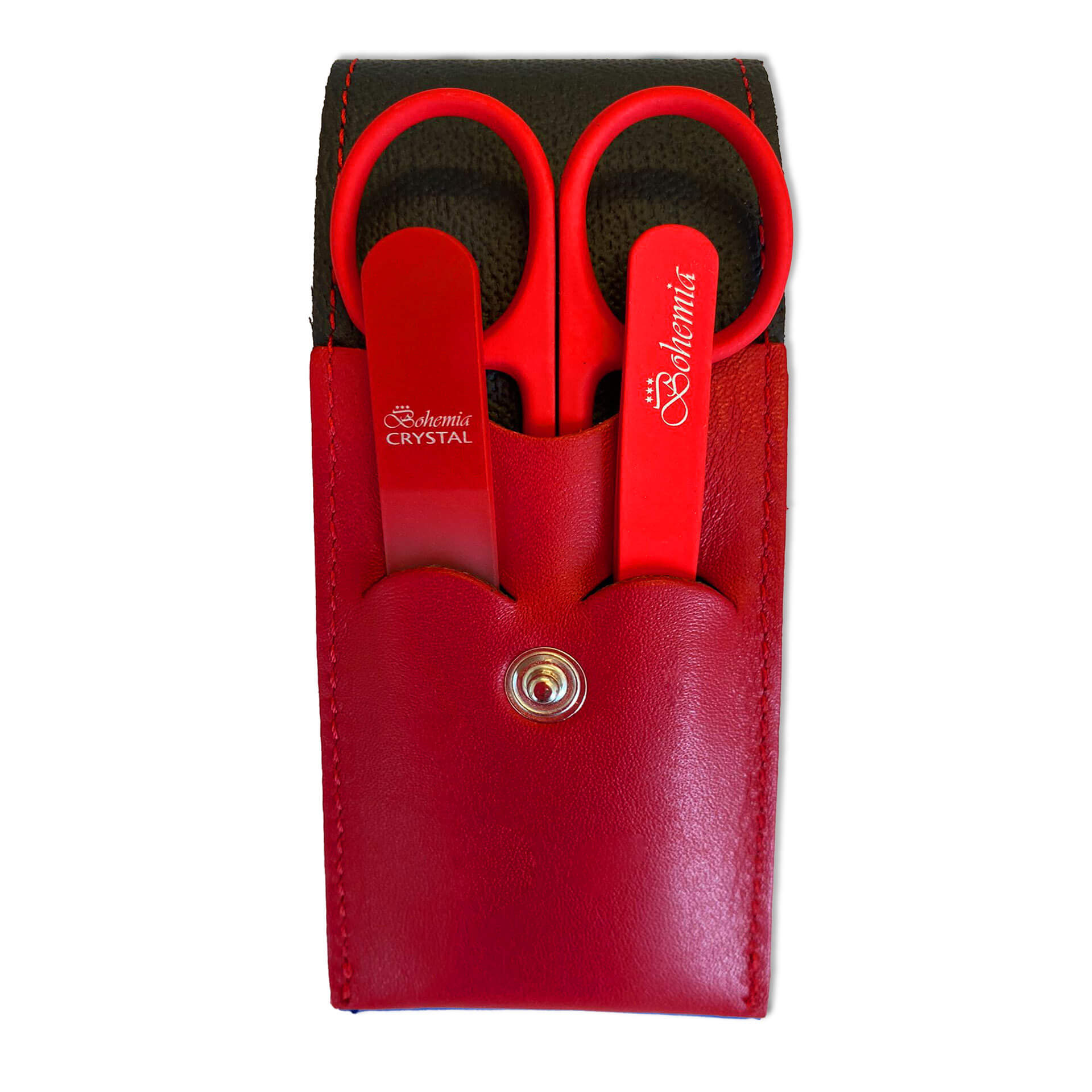 Kožená cestovní manikúrní sada