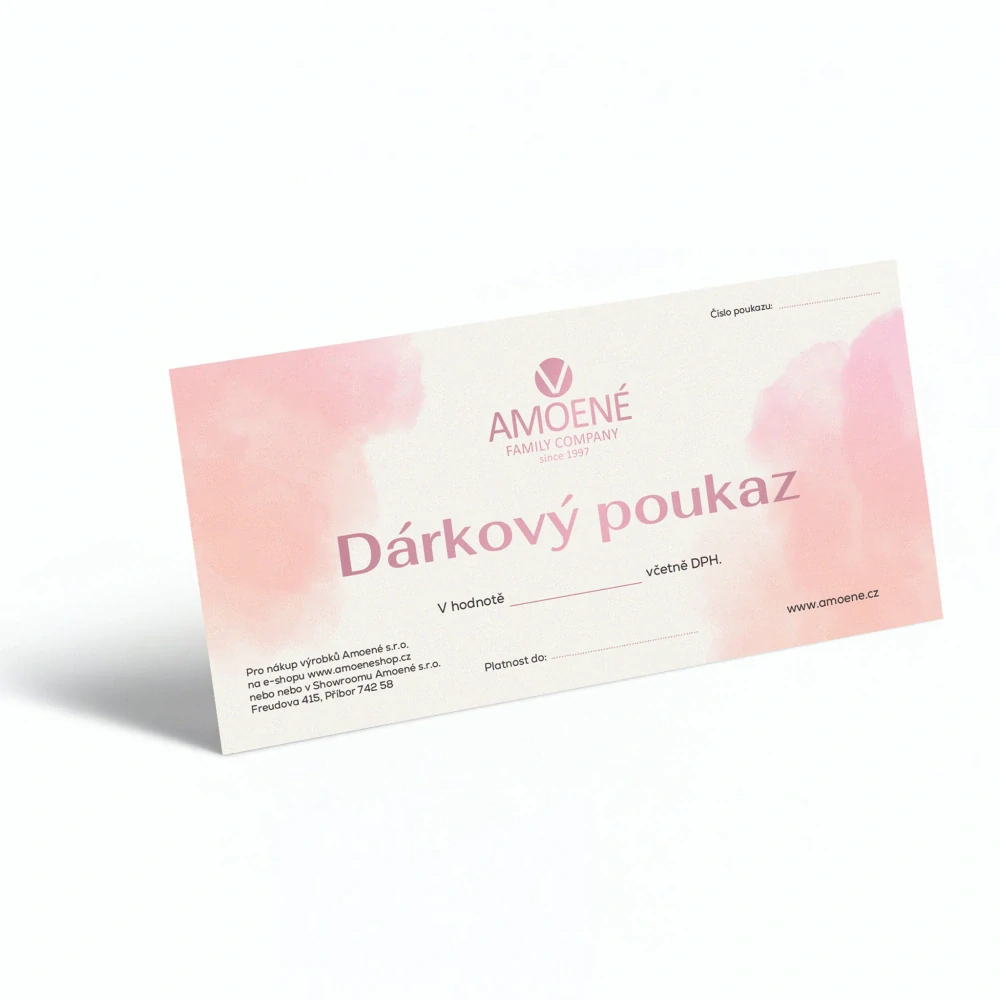 Amoené dárkový poukaz v hodnotě 1500 Kč