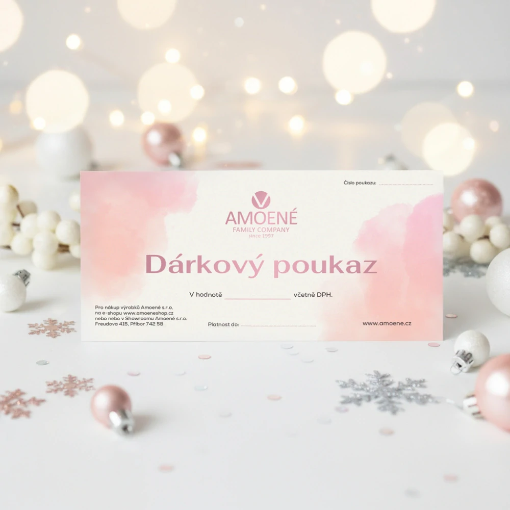 Amoené dárkový poukaz v hodnotě 1500 Kč