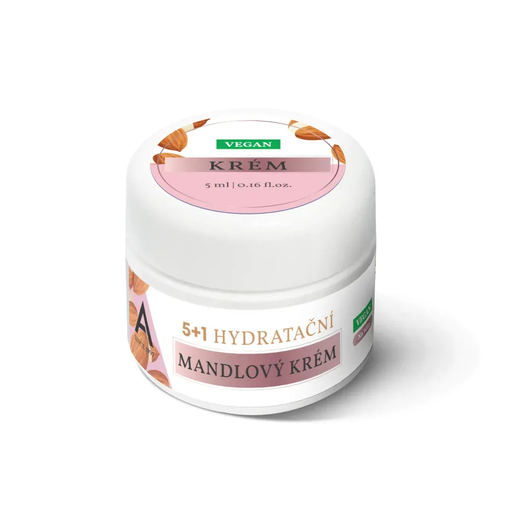 Testovací sada tělové kosmetiky - Mandlový krém, Amolinka Beta-karoten, Peeling, Balzám Urea, 4x5 ml