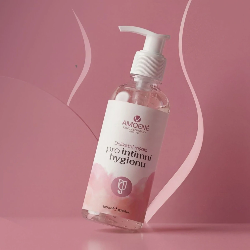 Amoené Delikátní mýdlo pro intimní hygienu, 200 ml