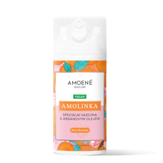 Amolinka: Luxusní vazelína s arganovým olejem a beta-karotenem, 100ml v air-less balení