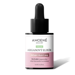 Veganský arganový elixír bez vůně 15 ml