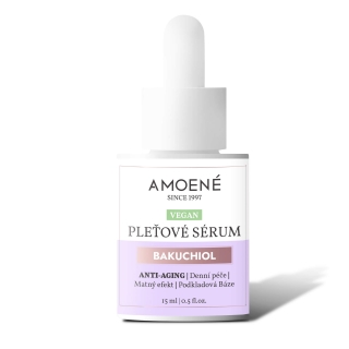 Pleťové bakuchiolové sérum a Suchý olej s Anti-aging efektem, 15 ml