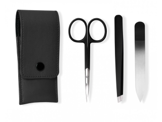 Cestovní Manikúrní souprava - černé nástroje 