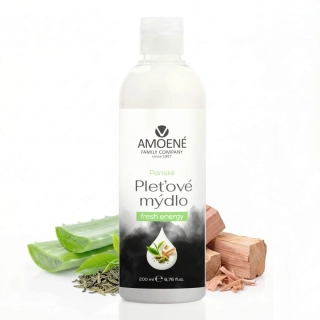Amoené Pánské pleťové mýdlo Fresh Energy – Na obličej a tělo, 200 ml